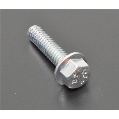 CAPSCREW, 1/4-20 X 1" SERR FLG HH ZNC