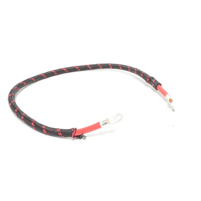 BATTERY CABLE, 25.0 RED W/ BRAID