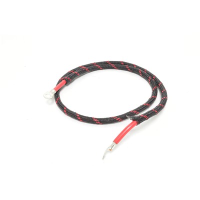 BATTERY CABLE, 44.0 RED W/ BRAID