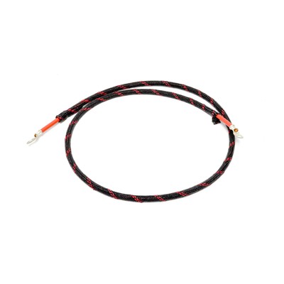 BATTERY CABLE, 50.0 RED W/ BRAID