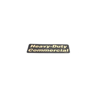 DECAL, HEAVY DUTY COMMERCIAL