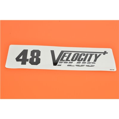 DECAL, VELOCITY PLUS - 48