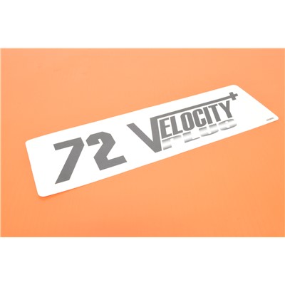 DECAL, VELOCITY PLUS - 72