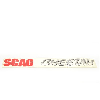 DECAL, SCAG CHEETAH