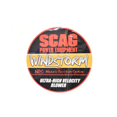 DECAL, FRONT - WINDSTORM