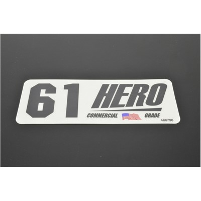 DECAL, 61 HERO COMMERCIAL